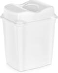 Orion Coș de gunoi din plastic cu capac basculant 9 l alb Cos de gunoi