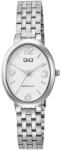 Q&Q női karóra, quartz, ezüst színű tok, ezüst színű karcsat, fehér számlap, Q10C-001PY (4219-7)