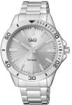 Q&Q férfi karóra, quartz, ezüst színű fémtok, ezüst színű nemesacél csat, ezüst színű számlap Q28B-001PY (4201-8)
