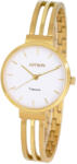 ASTRON 8055-9 női karóra, arany színű titánium tok, arany színű titánium csat, fehér számlap, keményített ásványüveg, quartz szerkezet, 50 m (5 ATM) vízállóság (8055-9) - oranagykereskedes