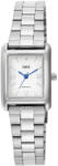 Q&Q női karóra, ezüst színű fémtok, fehér színű számlap, ezüst színű fémcsat C69A-001PY (4214-2)