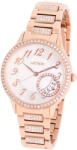 ASTRON 8054-8 női karóra, rózsaarany színű nemesacél tok és csat, fehér / gyöngyház színű számlap, keményített ásványüveg, quartz szerkezet, 50 m (5 ATM) vízállóság (8054-8) - oranagykereskedes