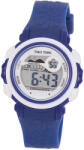 TIKO TIME női műanyag karóra, quartz, kék és fehér színű tok és csat, LCD számlap (7455-6)
