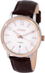 ASTRON 8052-0 férfi karóra, bicolor színű anemesacél tok, barna színű bőrszíj, fehér számlap, keményített ásványüveg, mechanikus automata szerkezet, WR50M vízállóság (8052-0) - oranagykereskedes
