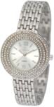 Cardy női karóra, ezüst színű fémtok kő díszítéssel, ezüst színű fémcsat, ezüst színű számlap, quartz szerkezet, cseppmentes vízállóság (2645-6)