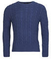 Ralph Lauren Pulóverek KÁBELKÖTÉSŰ KEREK NYAKÚ PULÓVER Tengerész EU XS - spartoo - 62 497 Ft