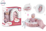 Mamido Păpușă bebeluș în cuib cu accesorii MT1205 (MT1205) Papusa