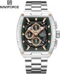 Naviforce Ceas NAVIFORCE TN-38583 - Argintiu / Verde KP38583 Ceas