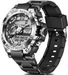 LIGE Ceas LIGE RA-14664 - Negru/ Argintiu KP14664 Ceas