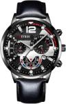 DEYROS Ceas Deyros CL-25956 - Negru / Argintiu KP25956 Ceas