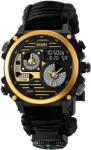 Skmei Ceas SKMEI SP-35268 - Negru / Aurie / Cu busolă KP35268 Ceas