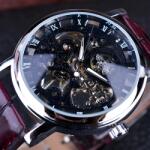 Winner Ceas pentru domni JA-2617 - Bordo/Negru KP2617 Ceas