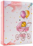  Baba Fotóalbum 12, 5x16, 5 cm 100 Darab 10x15 cm-es Fotóhoz Rózsaszín (AAE297)