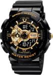 Skmei Ceas SKMEI LE-22406 - Negru / Aurie KP22406 Ceas