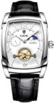 LIGE Ceas LIGE OR-35196 - Negru / Alb KP35196 Ceas