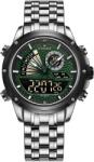 Naviforce Ceas NAVIFORCE RI-29602 - Argintie / Neagră / Verde KP29602 Ceas