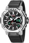 SMAEL Ceas SMAEL TR-14131 - Negru / Argintiu KP14131 Ceas