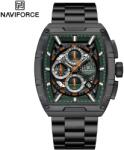 Naviforce Ceas NAVIFORCE TN-38587 - Negru / Verde KP38587 Ceas