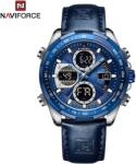 Naviforce Ceas NAVIFORCE MI-38644 - Albastru / Argintiu KP38644 Ceas