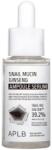 APLB Snail Mucin Ginseng Ampoule Serum - Ser Anti-Îmbătrânire 40ml