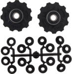 ELVEDES Sebességváltó golyók, gyűrűs csapágyak + távtartók Elvedes 7/8/9/10/11 fekete