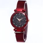 HARAHU ST-6246 Mágneses Karóra - Piros KP6246