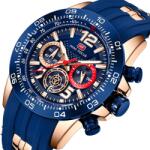 MINI FOCUS PO-23898 Karóra - Kék/Rózsaarany KP23898