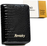 Rovicky Női Bőr Pénztárca Rh-33-1-Rs Black - Fekete (97622505-1)