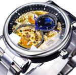 Forsining LU-14507 Karóra - Ezüst/Fekete KP14507