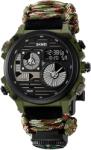 Skmei SP-35267 karóra - Zöld / Barna / Iránytűvel KP35267