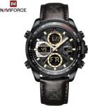 Naviforce MI-38645 karóra - Barna / Fekete / Arany KP38645