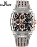 Naviforce SI-38623 karóra - Szürke / Barna KP38623