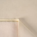 Takoy Csiszolt bőr imitáció báránybundával Lena ekrü