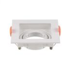 V-TAC Led GU10 Spot Keret négyzet beépíthető - fehér - 6656 (6656)