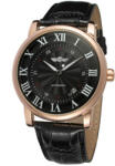 T-WINNER Ceas barbatesc de mana T-Winner Clasic Vintage Mecanic Retro Automatic Casual Elegant Negru Auriu Ceas