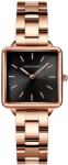 Hannah Martin Ceas de mana Hannah Martin Quartz Analog Clasic Elegant Auriu Rose Negru Ceas