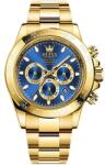 OLEVS Ceas barbatesc de mana Olevs Mecanic Automatic Luxury Elegant Cronograf Data Analog Auriu Albastru Ceas