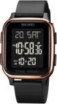 Skmei Ceas de barbati Skmei Sport Digital Casual Led Negru Auriu Ceas