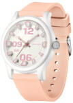 SANDA Ceas Copii Sanda 3252 Roz-Alb , Design Sport, Analog, Diver, Rezistent la Apa 5ATM Ceas
