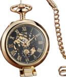 Gorben Ceas de buzunar, Gorben, Clasic, Vintage, Mecanic, Skeleton, Lant, Cifre romane, Casual Ceas