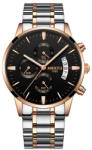 Nibosi Ceas barbatesc de mana Nibosi Fashion Quartz Casual Elegant Analog Argintiu Auriu Negru Ceas