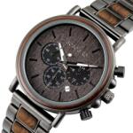 Bobo Bird Ceas barbatesc Bobo Bird Din lemn Casual Cronograf Afisare data Analog Quartz Ceas