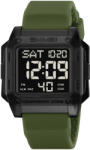 Skmei Ceas Digital Barbati SKMEI 2454 Verde-Army , Functii Multiple, Design Army, Cronometru, Alarma, Rezistent la Apa 5ATM Ceas