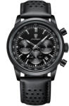 OLEVS Ceas barbatesc Olevs Quartz Analog Piele Cronograf Casual Negru Ceas