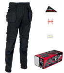 Cofra Kudus Box (05 Fekete/Fekete) Lengőzsebes Stretch Derekas Nadrág 48 (COFV568-1-05-Z48)