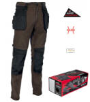 Cofra Kudus Box (03 Barna/Fekete) Lengőzsebes Stretch Derekas Nadrág 50 (COFV568-1-03-Z50)