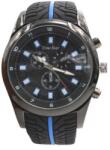 Timestar Szilikon szíjas, nagy számlapos férfi karóra, kék csíkkal. 444-2oc