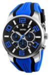 Skmei 9128 nagy számlapos férfi karóra. Kék 351oc