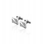  Venetto Férfi mandzsettagomb, acél, 316L, ezüst, gravírozható (SP13)