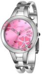 Kimio K425L női karperec óra, rózsaszín számlappal, strasszokkal. 162-1oc